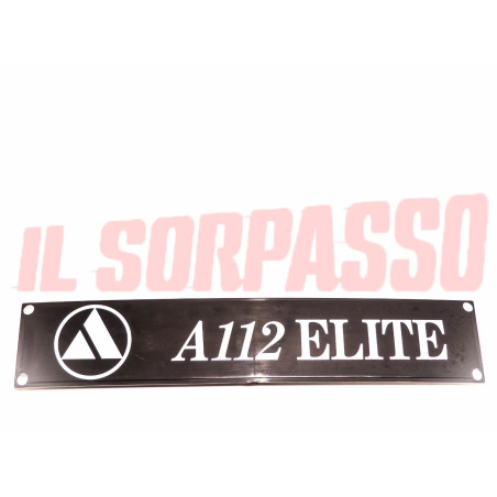 SCRITTA SIGLA SU CATARIFRANGENTE POSTERIORE AUTOBIANCHI A112 ELITE 6 7 SERIE