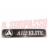SCRITTA SIGLA SU CATARIFRANGENTE POSTERIORE AUTOBIANCHI A112 ELITE 6 7 SERIE