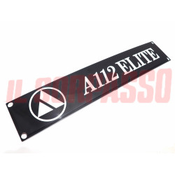 SCRITTA SIGLA SU CATARIFRANGENTE POSTERIORE AUTOBIANCHI A112 ELITE 6 7 SERIE