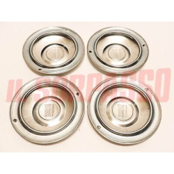 COPPE RUOTA BORCHIE CERCHI FIAT 600 D + MULTIPLA IN ALLUMINIO