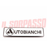 SCRITTA SIGLA PORTELLONE POSTERIORE AUTOBIANCHI A112 ABARTH 4 SERIE