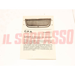 CAPPELLIERA RIPIANO MENSOLA POSTERIORE CON BORDO FIAT 127 C - CL ACCESSORIO