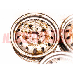 CERCHI RUOTA BORRANI 4 x 13 FIAT 850 FUORISERIE 1000 ABARTH ORIGINALI