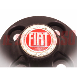 COPPE RUOTA BORCHIE COPRI MOZZO FIAT RITMO ABARTH 105 TC - TARGA ORO ORIGINALI