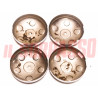 COPPE RUOTA BORCHIE CERCHI FIAT 500 D F L R ABARTH GIANNINI BIANCHINA ACCESSORIE