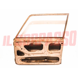 PORTA ANTERIORE DESTRA FIAT 124  BERLINA ORIGINALE MANIGLIA A PULSANTE
