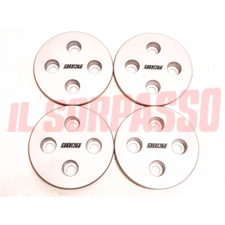 COPPE RUOTA BORCHIE COPRI MOZZO GRIGIE FIAT RITMO 1982 ORIGINALI