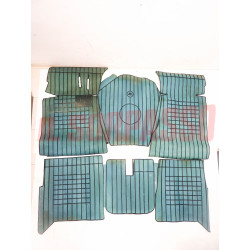 TAPPETI VERDI E NERI ALFA ROMEO GIULIA UNIFICATA 1971  - GT 1750 2000  FILGOMMA