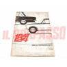 LIBRETTO USO E MANUTENZIONE FIAT 124 BERLINA 1 SERIE ORIGINALE 4a EDIZIONE 