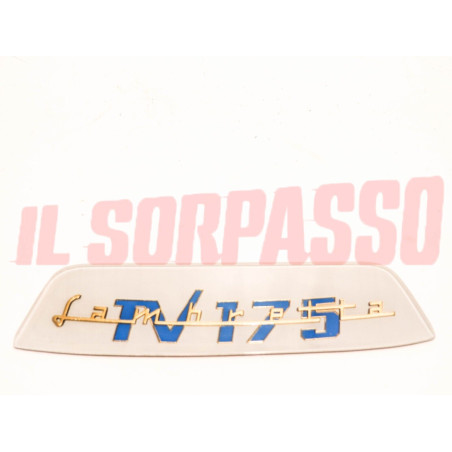 MOSTRINA SCRITTA STEMMA SELLA LAMBRETTA TV 175 ORIGINALE