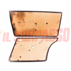 PANNELLI PORTA ANTERIORI + POSTERIORI FIAT 131 4 PORTE NERI ORIGINALI