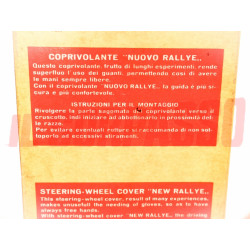 COPRI VOLANTE MARRONE CON BOTTONI FIAT 500 600 850 124 125 126 127 128 131 A112