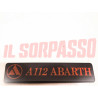 SCRITTA SIGLA PORTELLONE POSTERIORE AUTOBIANCHI A112 ABARTH 6 - 7 SERIE