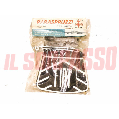 PARASPRUZZI PARAFANGHI POSTERIORI FIAT 124 BERLINA - SPECIAL - TI ORIGINALI NERI