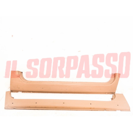 SOTTOPORTA DESTRO + SINISTRO CORTI FIAT 500 F - L ORIGINALI CON FORI