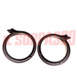 CORNICI CERCHI FARO GRUPPO OTTICO AUTOBIANCHI A112 5 6 7 SERE ABARTH CON GANCIO