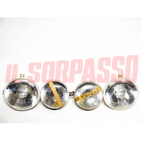 GRUPPI OTTICI FANALI FARI A.R GIULIA SUPER 1.3 1.6 DAL 07.67 CARELLO CON DIFETTI