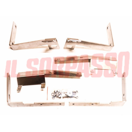 KIT STAFFE PARAURTI ANTERIORE + POSTERIORE FIAT 124 SPIDER DA 1975 A 1985