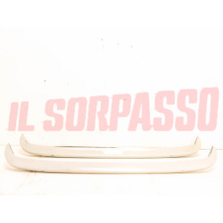 PARAURTI ANTERIORE + POSTERIORE FIAT 850 900 T  PULMINO FURGONE ORIGINALI GRIGI