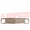 MASCHERINA GRIGLIA  + STEMMA ANTERIORE MODANATURE FIAT 128 BERLINA 1 SERIE ORIG