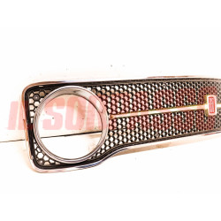 MASCHERINA GRIGLIA  + STEMMA ANTERIORE MODANATURE FIAT 128 BERLINA 1 SERIE ORIG
