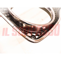 MASCHERINA GRIGLIA  + STEMMA ANTERIORE MODANATURE FIAT 128 BERLINA 1 SERIE ORIG