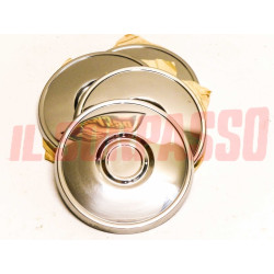 COPPE BORCHIE CERCHI RUOTA ACCIAIO INOX AUTOBIANCHI A112 1 SERIE ORIGINALI