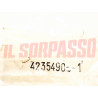 GUARNIZIONE DEFLETTORE PORTA SINISTRA FIAT 500 D F L R G ORIGINALE 4235490 NOS