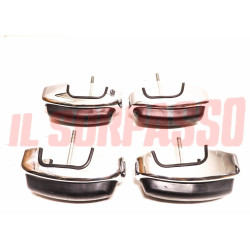 ROSTRI PARAURTI ANTERIORE + POSTERIORE FIAT 126 1 SERIE ORIGINALI VERSIONE ALTI