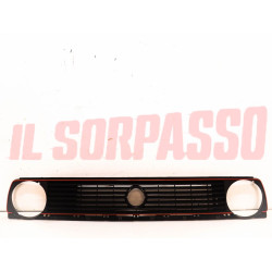 MASCHERINA GRIGLIA CALANDRA VOLKSWAGEN GOLF MK2 GTI ORIGINALE BORDO ROSSO