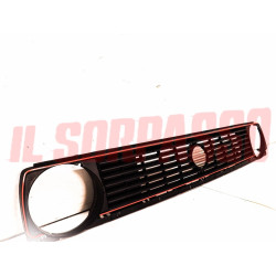 MASCHERINA GRIGLIA CALANDRA VOLKSWAGEN GOLF MK2 GTI ORIGINALE BORDO ROSSO