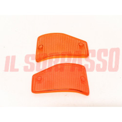 PLASTICHE FANALINI FRECCE ANTERIORI AUTOBIANCHI A112 4 5 SERIE ABARTH  ARIC NOS