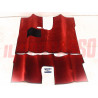SOPRA TAPPETI GOMMA ROSSI E NERI LANCIA FULVIA COUPE HF ZAGATO MOQUETTE ORIGINAL