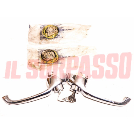 MANIGLIE PORTA PORTIERA DESTRA + SINISTRA FIAT 500 F L R ORIGINALI IACAM NOS