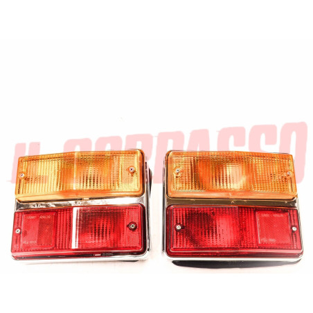 FANALI POSTERIORI DESTRO SINISTRO GUARNIZIONI FIAT 124 BERLINA ULTIMO TIPO LEART