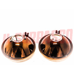 FANALI FARI GRUPPI OTTICI FIAT 600 E - 750 FANALONA ORIGINALI SIEM NOS