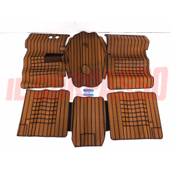 SOPRA TAPPETI MARRONI E NERI FIAT 1100 103 BAULETTO E TV H D ORIGINALI FILGOMMA