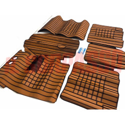 SOPRA TAPPETI MARRONI E NERI FIAT 1100 103 BAULETTO E TV H D ORIGINALI FILGOMMA