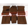 SOPRA TAPPETI MARRONI E NERI FIAT 1100 103 BAULETTO E TV H D FILGOMMA DIFETTATO