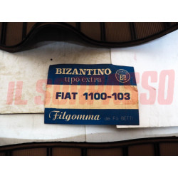 SOPRA TAPPETI MARRONI E NERI FIAT 1100 103 BAULETTO E TV H D FILGOMMA DIFETTATO