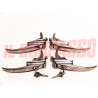 KIT MANIGLIE PORTE ANTERIORI + POSTERIORI FIAT 1100 103 TV 1 SERIE IN ALLUMINIO