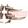 KIT MANIGLIE PORTE ANTERIORI + POSTERIORI FIAT 1100 103 TV 1 SERIE IN ALLUMINIO
