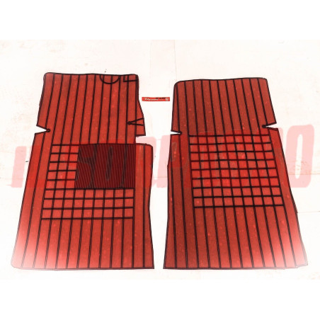 SOPRA TAPPETI ROSSI E NERI FIAT 124 SPIDER - SPORT ORIGINALI FILGOMMA