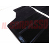 KIT SOPRA TAPPETI NERI AUTOBIANCHI A112 + ABARTH ORIGINALI VALENTINI