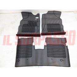 TAPPETI GOMMA GRIGI E NERI LANCIA BETA BERLINA 3 SERIE ORIGINALI JUMBO