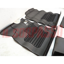 TAPPETI GOMMA GRIGI E NERI LANCIA BETA BERLINA 3 SERIE ORIGINALI JUMBO