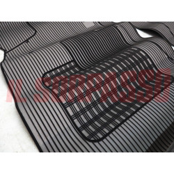 TAPPETI GOMMA GRIGI E NERI LANCIA BETA BERLINA 3 SERIE ORIGINALI JUMBO