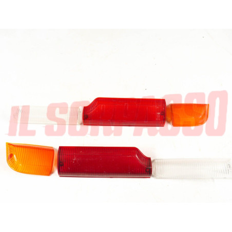PLASTICHE FARI FANALI POSTERIORI DESTRO SINISTRO LANCIA FLAVIA 2000 BERLINA - LX