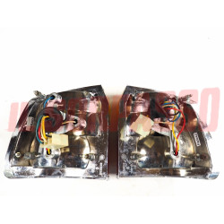 FANALI FARI POSTERIORI DESTRO + SINISTRO LANCIA BETA HPE OLSA BORDO CROMATO