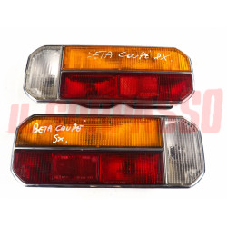 FANALI FARI POSTERIORI DESTRO SINISTRO LANCIA BETA COUPE SIEM BORDO CROMATO
